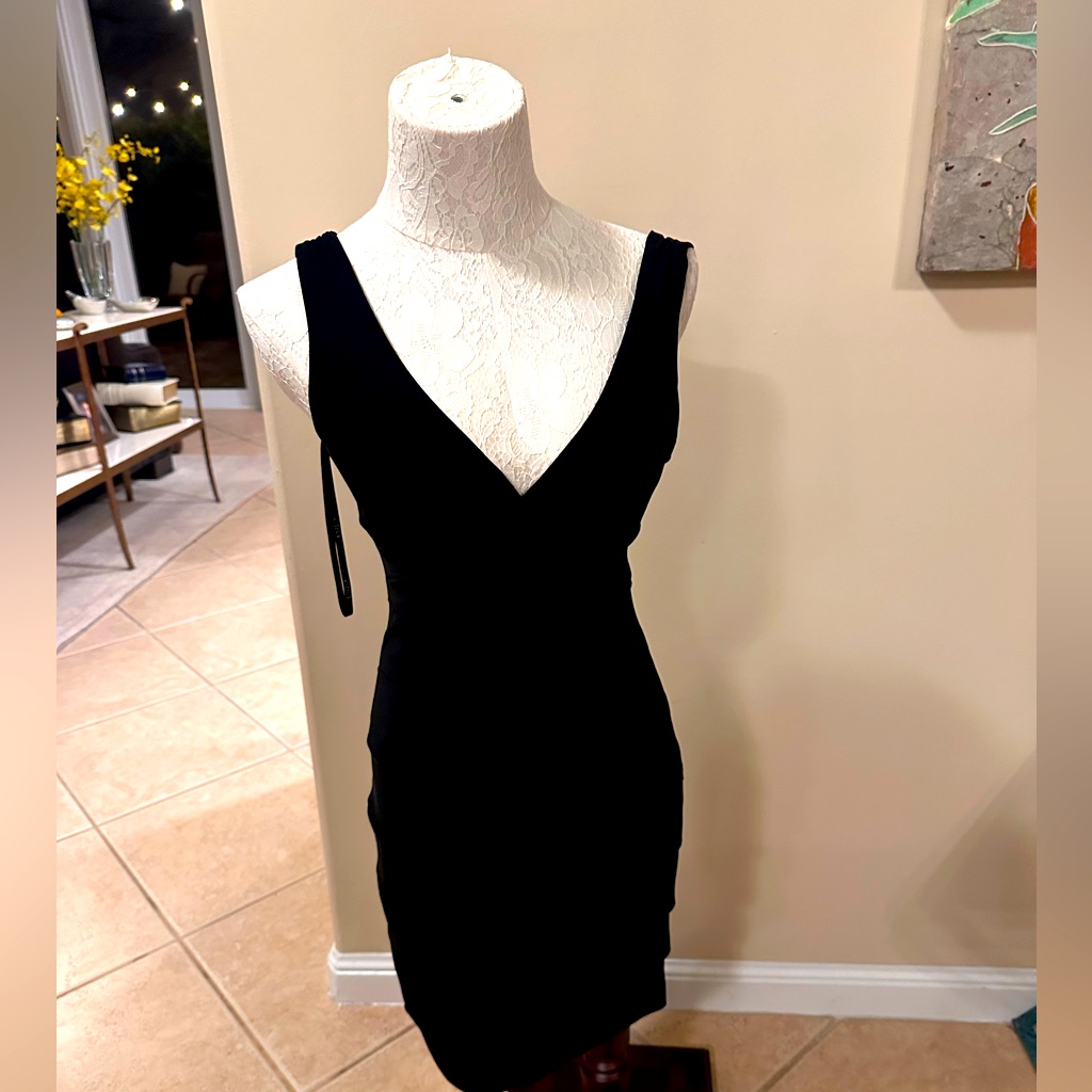 Body Hugging Black Dress